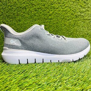 Kuru Flex Via Mens Size 9 Gray White Athletic Running Walking Shoes Sneakers